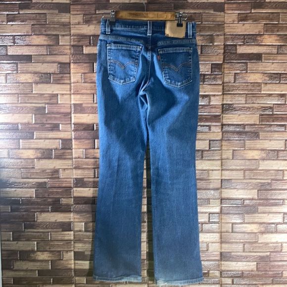 Vintage Juniors 7x31 Levi’s Medium Wash 517 Bootcut Low Rise Jeans - Picture 3 of 14